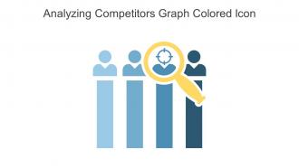 Analyzing Competitors Graph Colored Icon In Powerpoint Pptx Png And Editable Eps Format