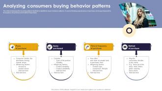 Analyzing Consumers Buying Behavior Patterns