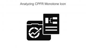 Analyzing CPFR Monotone Icon In Powerpoint Pptx Png And Editable Eps Format