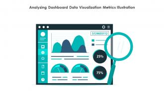Analyzing Dashboard Data Visualization Metrics Illustration