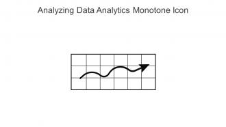 Analyzing Data Analytics Monotone Icon In Powerpoint Pptx Png And Editable Eps Format