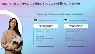 Analyzing Different Fulfillment Options Utilized Amazon Growth Initiative As Global Leader