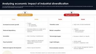 Analyzing Economic Impact Of Industrial Diversification