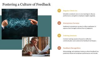 Analyzing Employee Survey Results PPT Sample AT Customizable Image