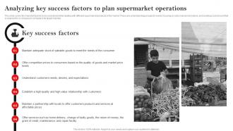 Analyzing Key Success Factors To Plan Hypermarket Business Plan BP SS