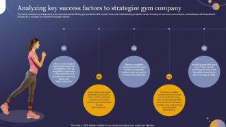 Analyzing Key Success Factors To Strategize Wellness Studio Business Plan BP SS