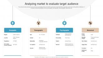 Analyzing Market To Evaluate Target Audience Boosting Profits With New And Effective Sales