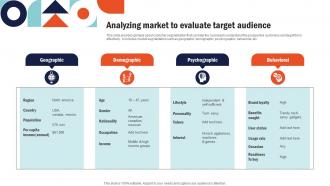 Analyzing Market To Evaluate Target Building Comprehensive Sales And Operations Mkt Ss