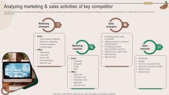 Analyzing Marketing And Activities Of Key Marketing Plan To Grow Product Strategy SS V