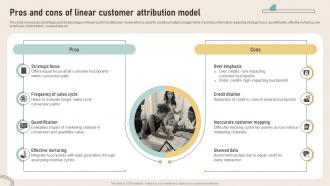 Analyzing Marketing Attribution Pros And Cons Of Linear Customer Attribution Model