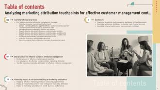 Analyzing Marketing Attribution Touchpoints for Effective Customer Management complete deck Analytical Aesthatic