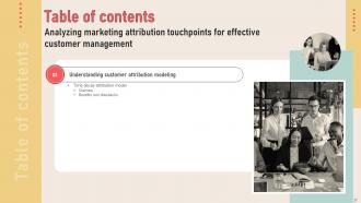 Analyzing Marketing Attribution Touchpoints for Effective Customer Management complete deck Compatible Engaging