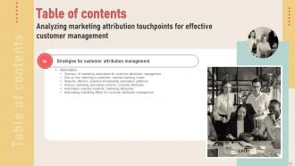 Analyzing Marketing Attribution Touchpoints for Effective Customer Management complete deck Good Adaptable