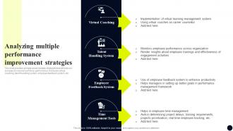 Analyzing Multiple Performance Improvement Strategies Streamlined Workforce Management