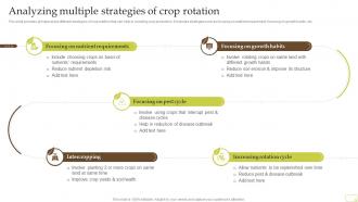 Analyzing Multiple Strategies Of Crop Rotation Complete Guide Of Sustainable Agriculture Practices