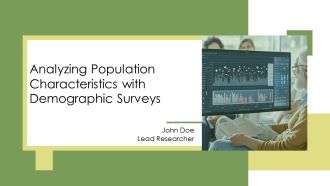 Analyzing Population Characteristics With Demographic Surveys PPT Information AT