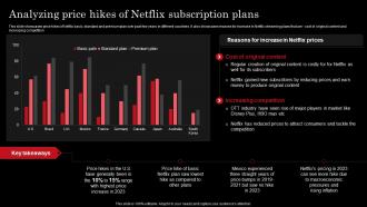 Analyzing Price Hikes Subscription Plans Netflix Strategy For Business Growth And Target Ott Market