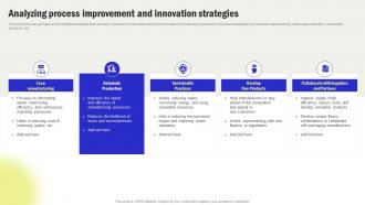 Analyzing Process Improvement And Innovation Streamline Processes And Workflow With Operations Strategy SS V