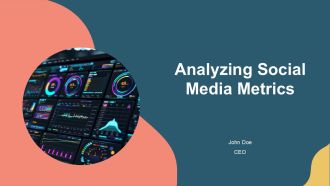Analyzing Social Media Metrics PPT Template AT