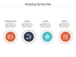 Analyzing survey data ppt powerpoint presentation professional show cpb