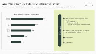 Analyzing Survey Results To Select Influencing Implementing Strategies For Business
