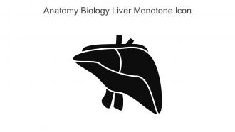 Anatomy Biology Liver Monotone Icon In Powerpoint Pptx Png And Editable Eps Format