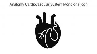 Anatomy Cardiovascular System Monotone Icon In Powerpoint Pptx Png And Editable Eps Format