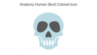 Anatomy Human Skull Colored Icon In Powerpoint Pptx Png And Editable Eps Format