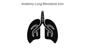 Anatomy Lung Monotone Icon In Powerpoint Pptx Png And Editable Eps Format