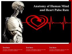 Anatomy of human mind and heart pulse rate
