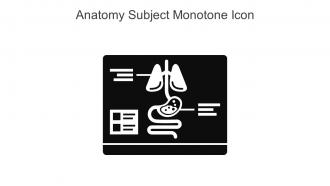 Anatomy Subject Monotone Icon In Powerpoint Pptx Png And Editable Eps Format