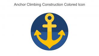 Anchor Climbing Construction Colored Icon In Powerpoint Pptx Png And Editable Eps Format