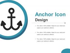 Anchor icon design