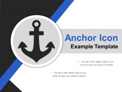 Anchor icon example template