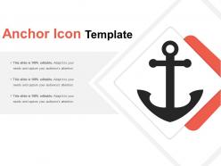 Anchor icon template