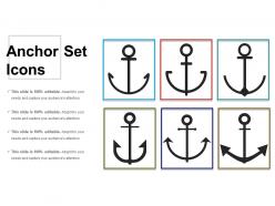 Anchor set icons