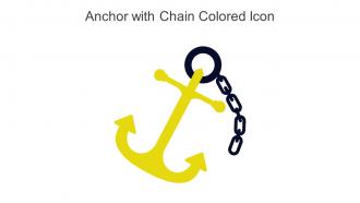 Anchor With Chain Colored Icon In Powerpoint Pptx Png And Editable Eps Format