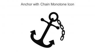 Anchor With Chain Monotone Icon In Powerpoint Pptx Png And Editable Eps Format