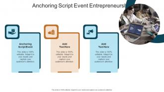 Anchoring Script Event Entrepreneurship In Powerpoint And Google Slides Cpb
