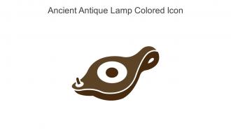 Ancient Antique Lamp Colored Icon In Powerpoint Pptx Png And Editable Eps Format