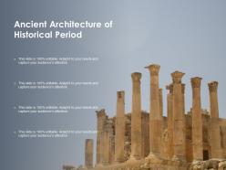 Ancient architecture of historical period