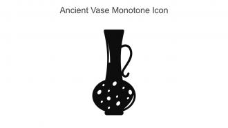 Ancient Vase Monotone Icon In Powerpoint Pptx Png And Editable Eps Format