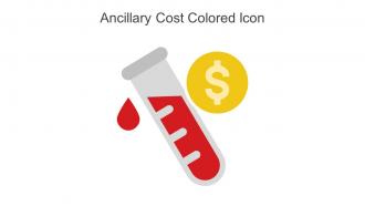 Ancillary Cost Colored Icon In Powerpoint Pptx Png And Editable Eps Format