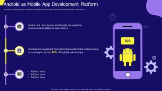 Android As Mobile App Development Platform IOS App Development