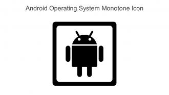 Android Operating System Monotone Icon In Powerpoint Pptx Png And Editable Eps Format