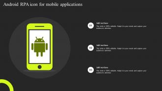 Android RPA Icon For Mobile Applications