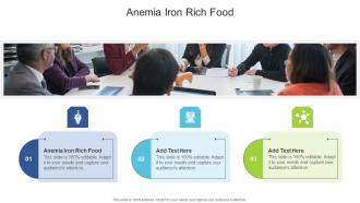 Anemia Iron Rich Food In Powerpoint And Google Slides Cpb
