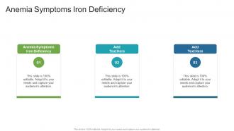 Anemia Symptoms Iron Deficiency In Powerpoint And Google Slides Cpb