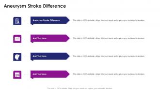 Aneurysm Stroke Difference In Powerpoint And Google Slides Cpb