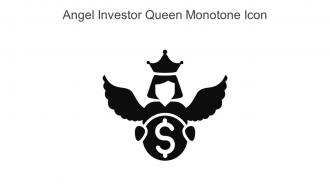 Angel Investor Queen Monotone Icon In Powerpoint Pptx Png And Editable Eps Format